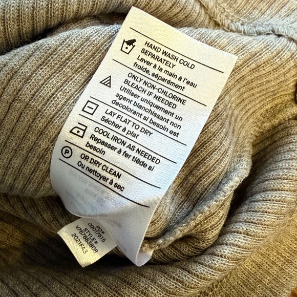 Vince Ribbed Half-Zip Mock Neck Pullover Sweater Top Wool Blend S - Picture 2 of 8